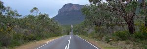 Sealed road from Dunkels to Halls Gap