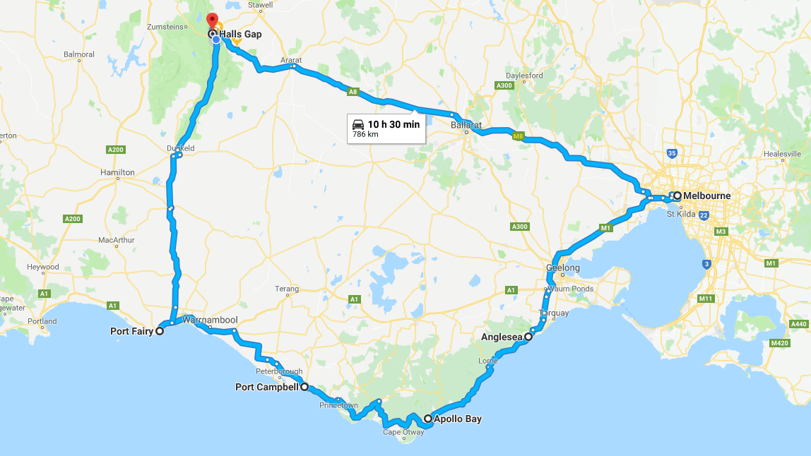 Great Southern Touring Route - Melbourne, Great Ocean Road - Grampians - Melbourne