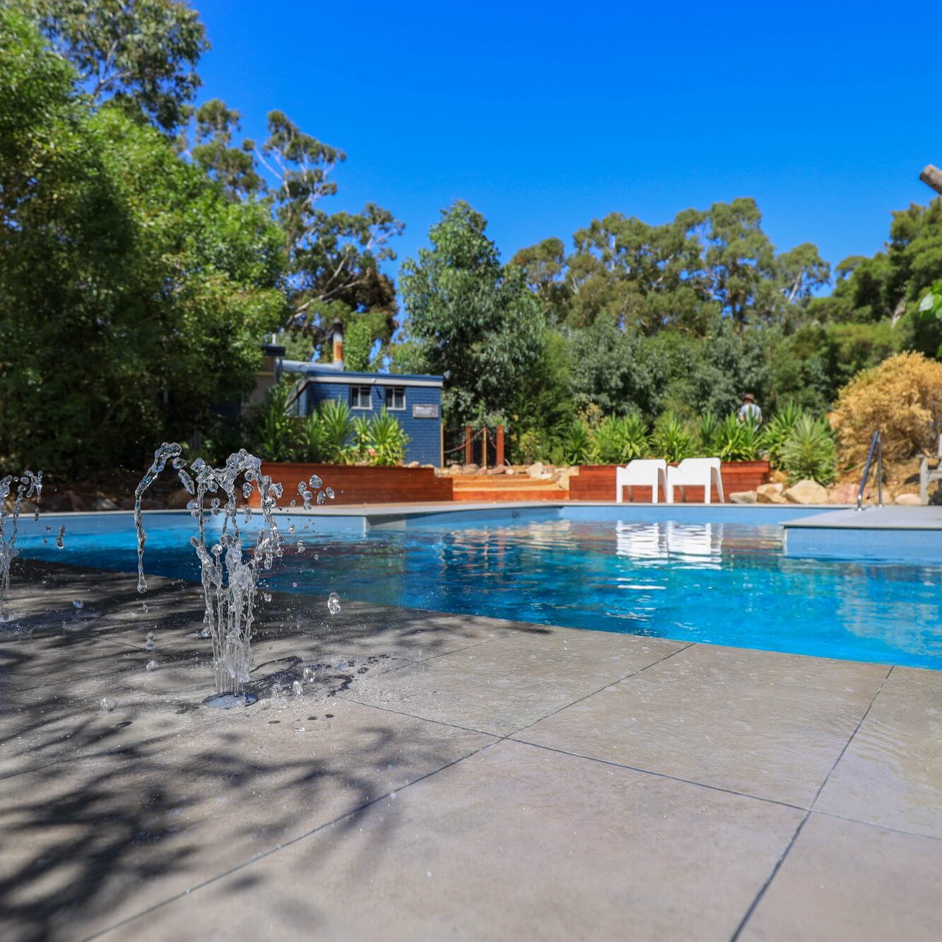 New Pool Fountain